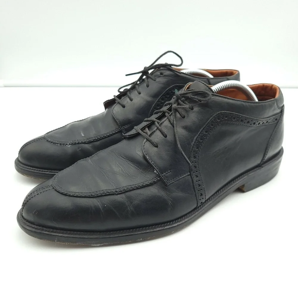 Cable & Company Oxford Shoes‎ Mens 11 1/3D  Italy Black Leather Butcher Toe